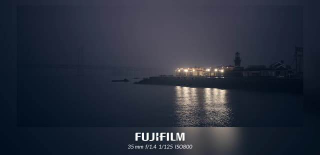 江雾秋楼白，灯花夜雨青（大连）